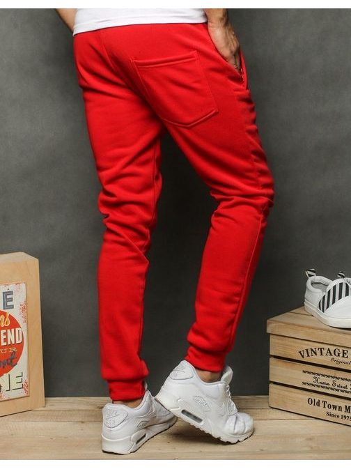 Vastag piros melegítő nadrág