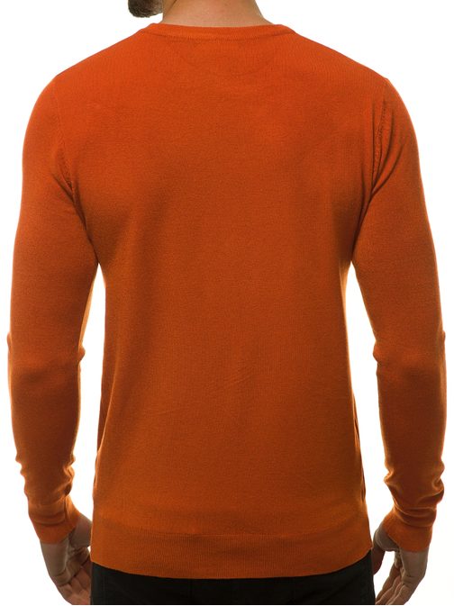 Kényelmes karamell színű pulóver TMK/YY01/8