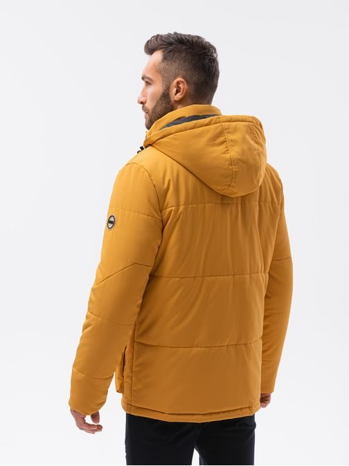 Mustár színű dzseki C449