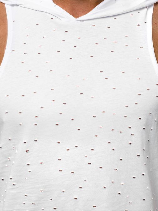 Fehér lyukacsos kapucnis atléta MAD/2893