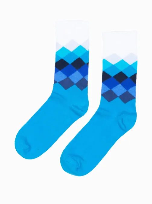 Stílusos színes mintás zokni szett  U242-V1 (3 ks)