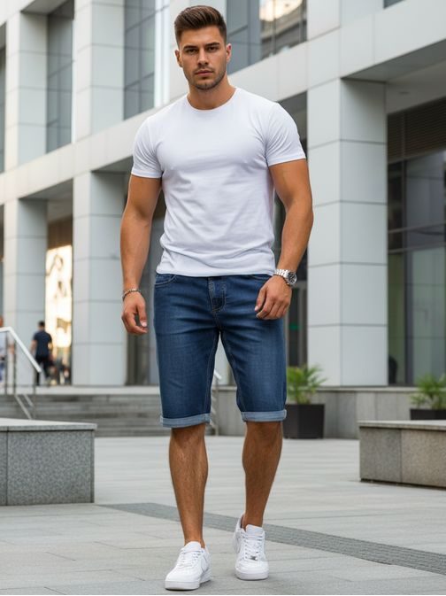 Modern gránátvörös farmer rövidnadrág