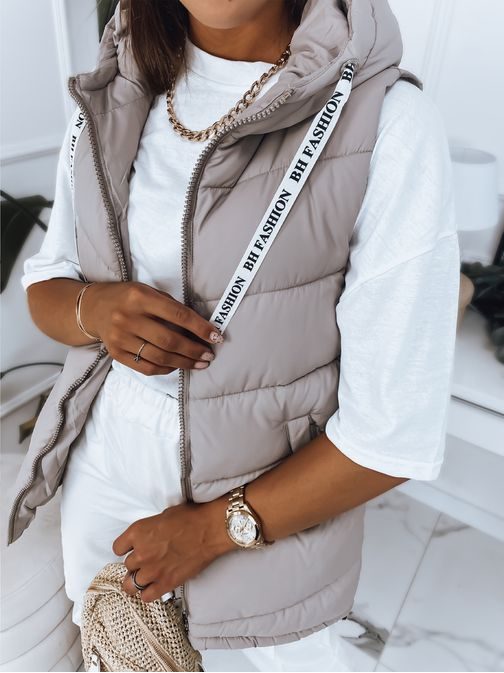 Trendi rózsaszín női mellény Mirelli