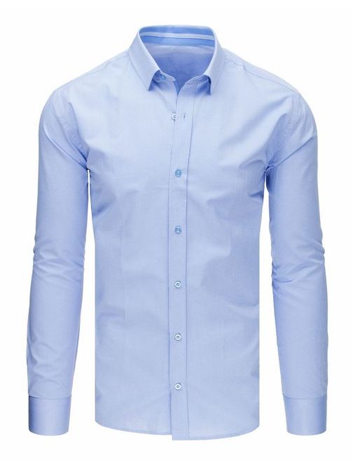 Halvány kék mintás ing