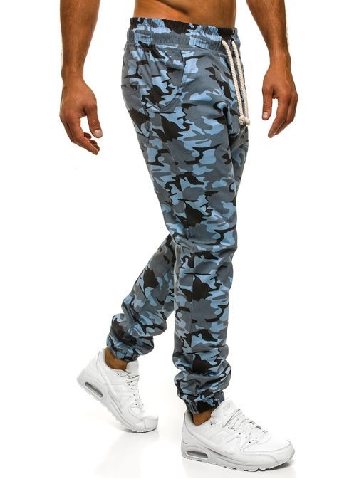 Égkék terepmintás melegítő nadrág Athletic 367