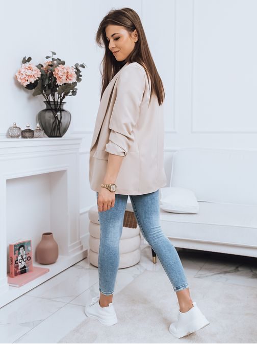 Modern bézs női zakó Grande