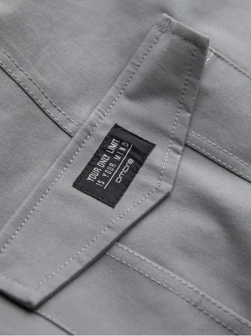 Szürke, modern férfi cargo nadrág V4 PACG-0189