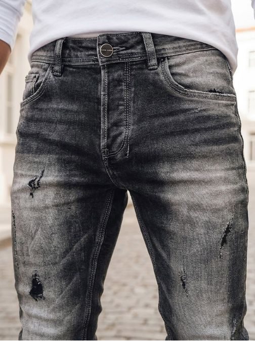 Stílusos szürke farmer nadrág