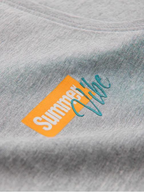 Szürke atléta nyári motívummal  V3 TSTT-0191