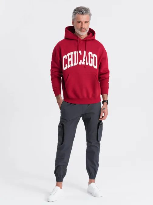 Időtlen grafit szürke jogger nadrág  V6 PAJO-0135