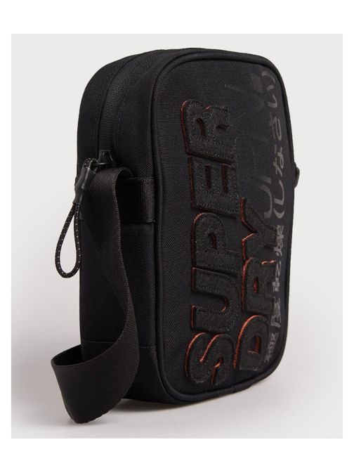 Fekete válltáska SUPERDRY MONTAUK