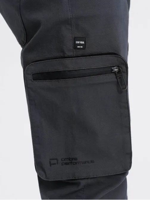 Időtlen grafit szürke jogger nadrág  V6 PAJO-0135