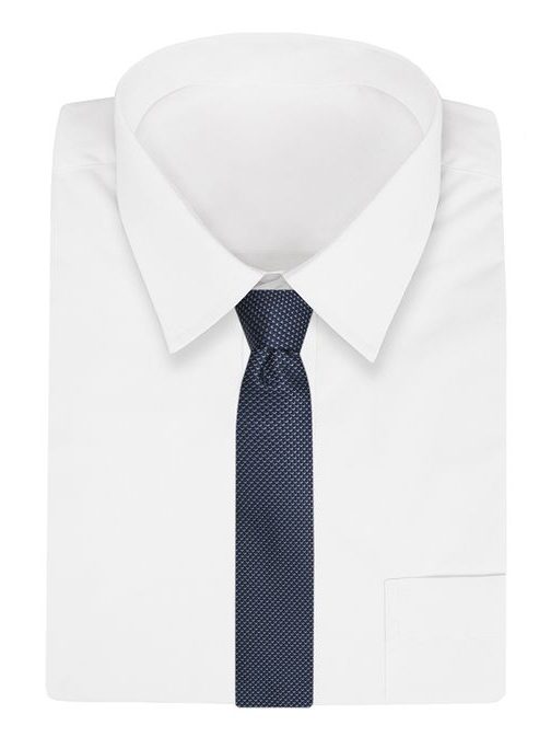 Acél kék mintás nyakkendő