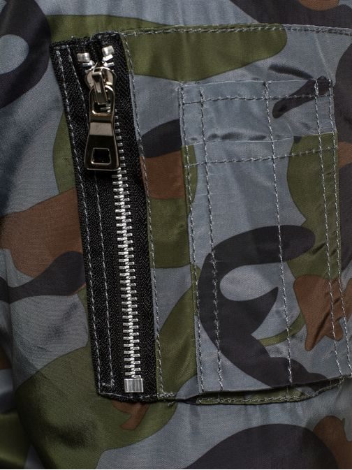 Trendi terepmintás bomber dzseki NATURE 4372