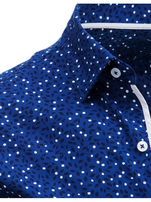 Érdeks kék mintás ing