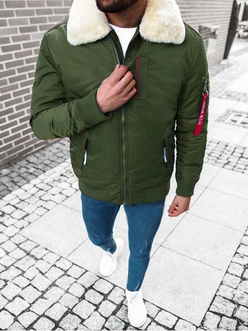Zöld bomber dzseki O/X1026KZ