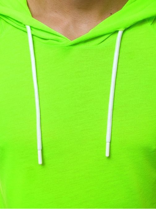 Neon zöld kapucnis póló  A/1186X