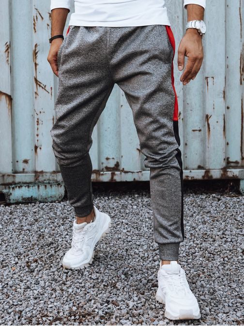 Szürke férfi alkalmi melegítőnadrág