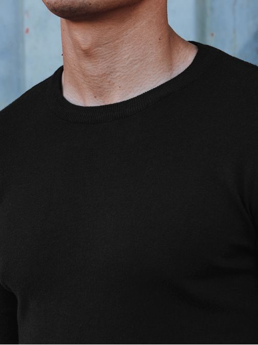 Fekete férfi pulóver