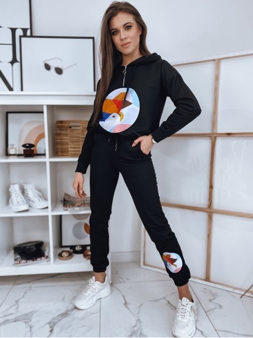 Eredeti fekete női melegítő szett Doris