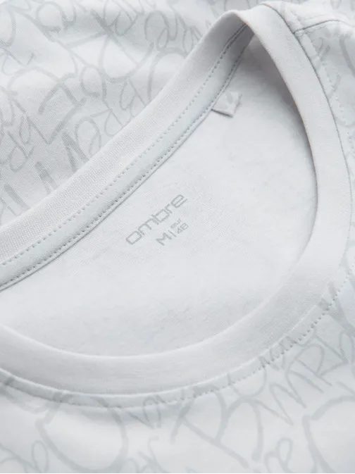 Szürke mintás póló zsebbel V3 TSFP-0188