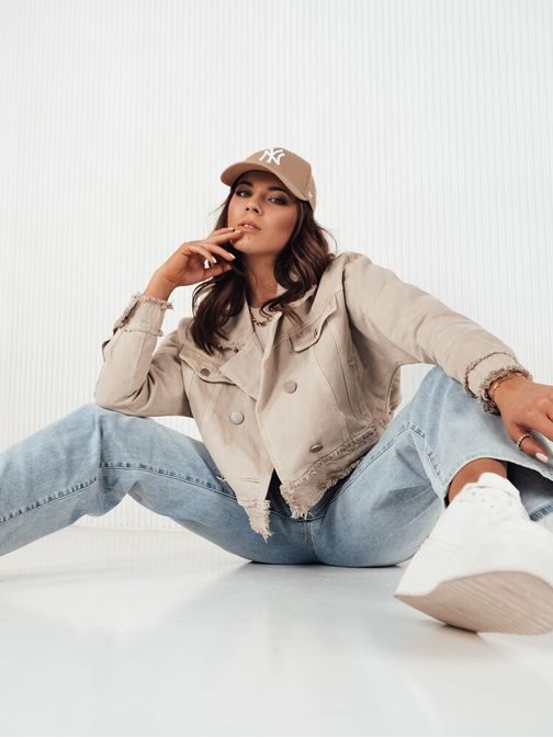 Bézs női farmer dzseki  Luise