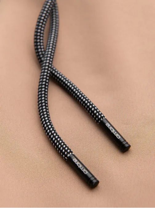 Férfi bézs színű tréningnadrág kontrasztos szegéllyel V4 PASK-0229