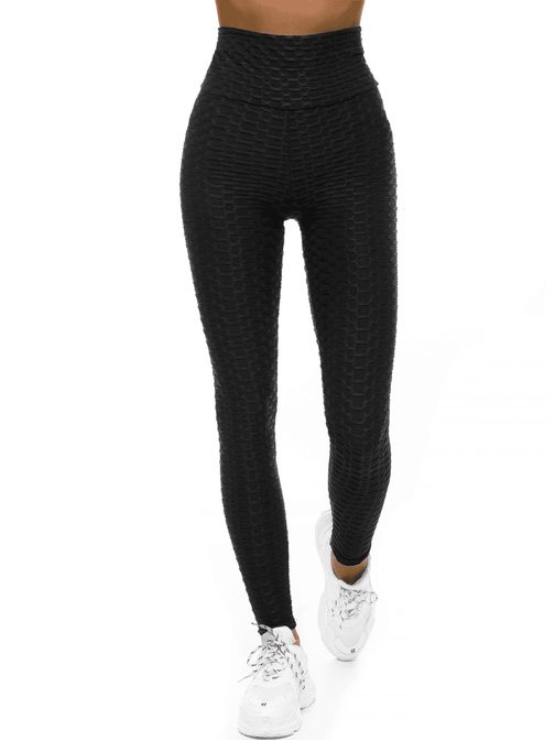 Stílusos fekete női leggings JS/YW88024/1