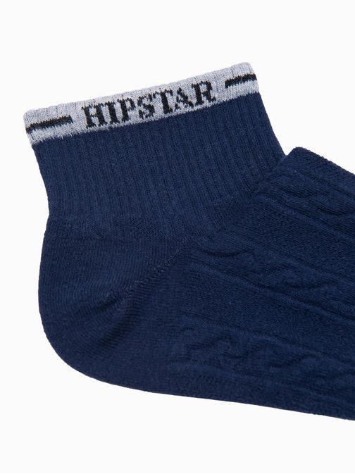 Sötét kék bokazokni Hipstar U239