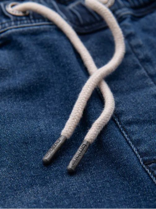 Férfi kék farmer rövidnadrág V2 SRDS-0192