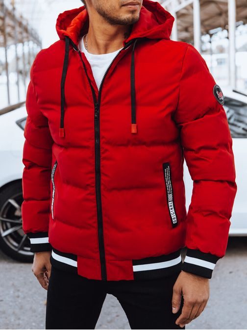 Piros téli steppelt dzseki