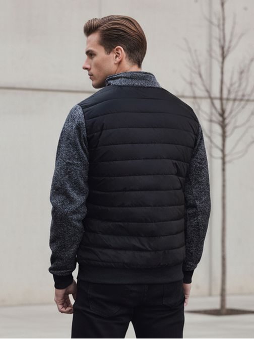 Érdekes szürke átmeneti dzseki