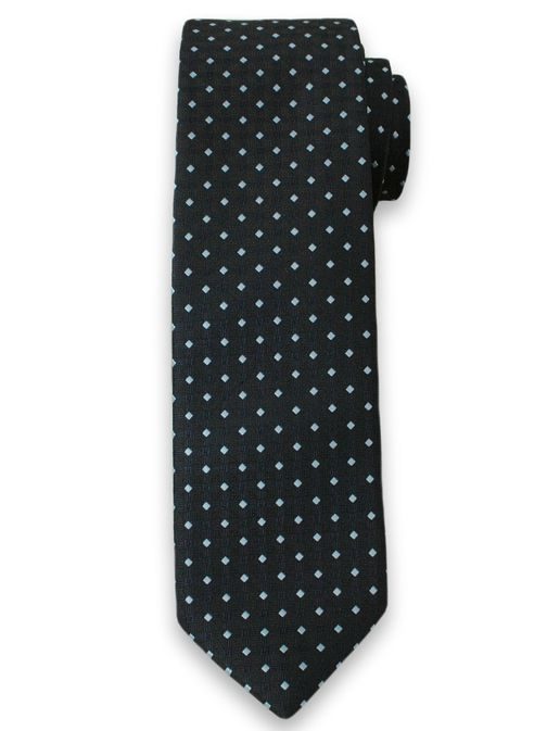 Sötét kék pöttyös nyakkendő Angelo di Monti