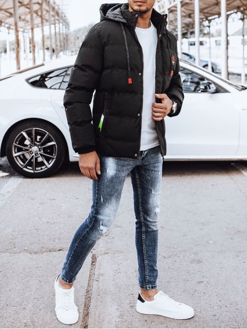 Trendi téli kapucnis dzseki