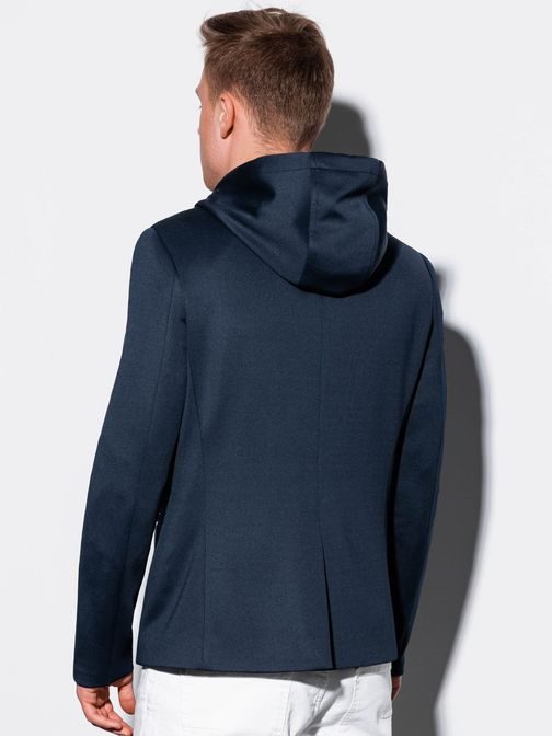 Sötét kék kapucnis zakó M156
