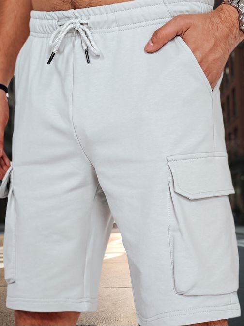 Szemet gyönyörködtető férfi együttes zsebekkel szürke színben