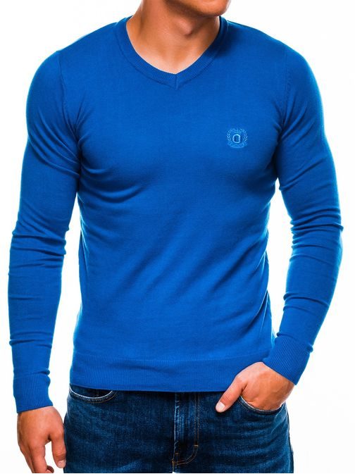 Divatos kék pulóver E74
