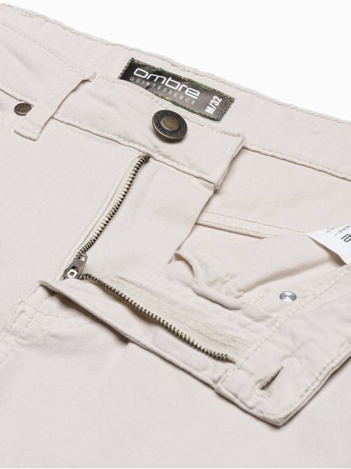 Kényelmes chinó nadrágban haklvány bézs színben P990