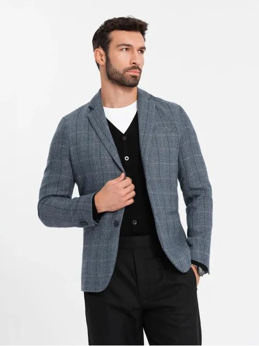 Trendi grafit szürke zakó V1 BLZB-0119