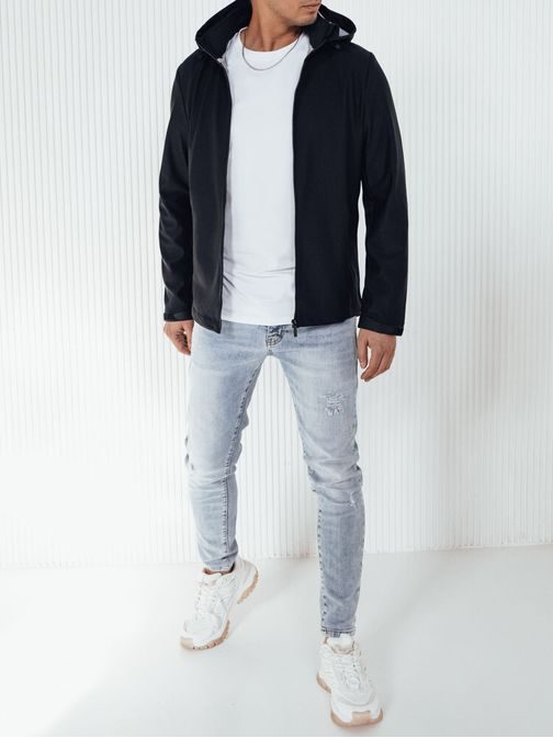 Sötét kék softshell dzseki