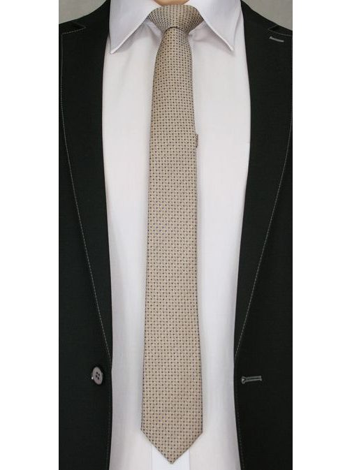 Barna férfi nyakkendő K026