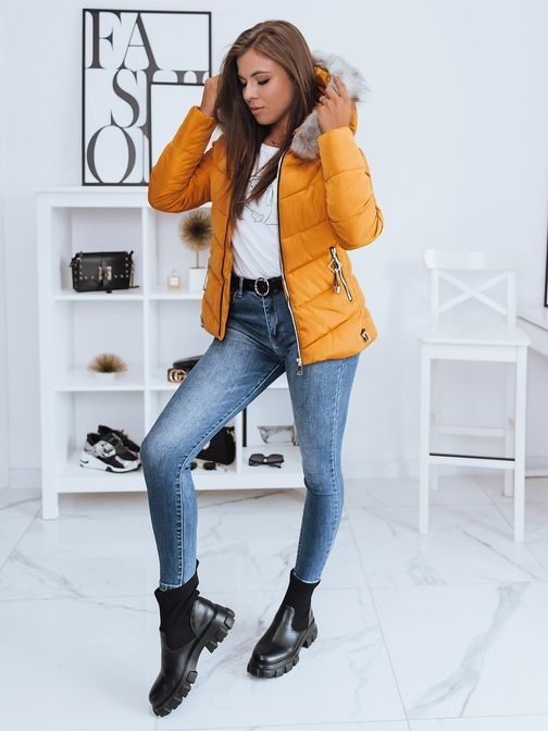 Stílusos sárga női kabát Ronni