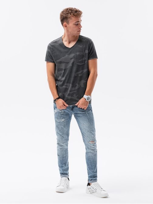 Modern szürke póló  S1616