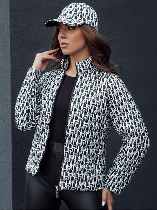 Csodás női fekete fehér steppelt dzseki  My Dear