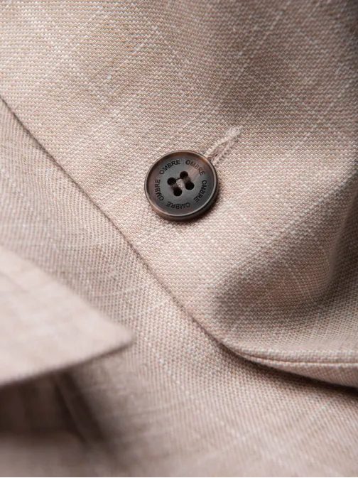 Előkelő bézs regular zakó V2 BLZB-0128