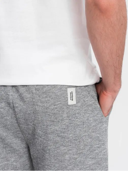 Melírozott szürke rövidnadrág V6 SRSK-0116