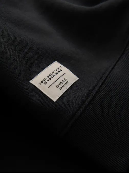 Sima fekete pulóver V5 SSBN-0175