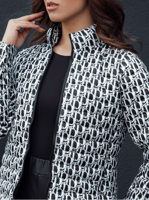 Csodás női fekete fehér steppelt dzseki  My Dear