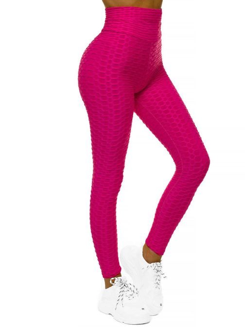 Stílusos rózsazsín női leggings JS/YW88024/51