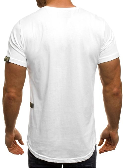 Fehér férfi póló BREEZY 505BT